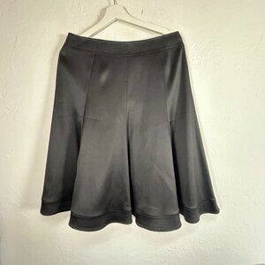 INC International Concepts Womens Pleated A-Line Midi Skirt Size 8 Stretch Lined